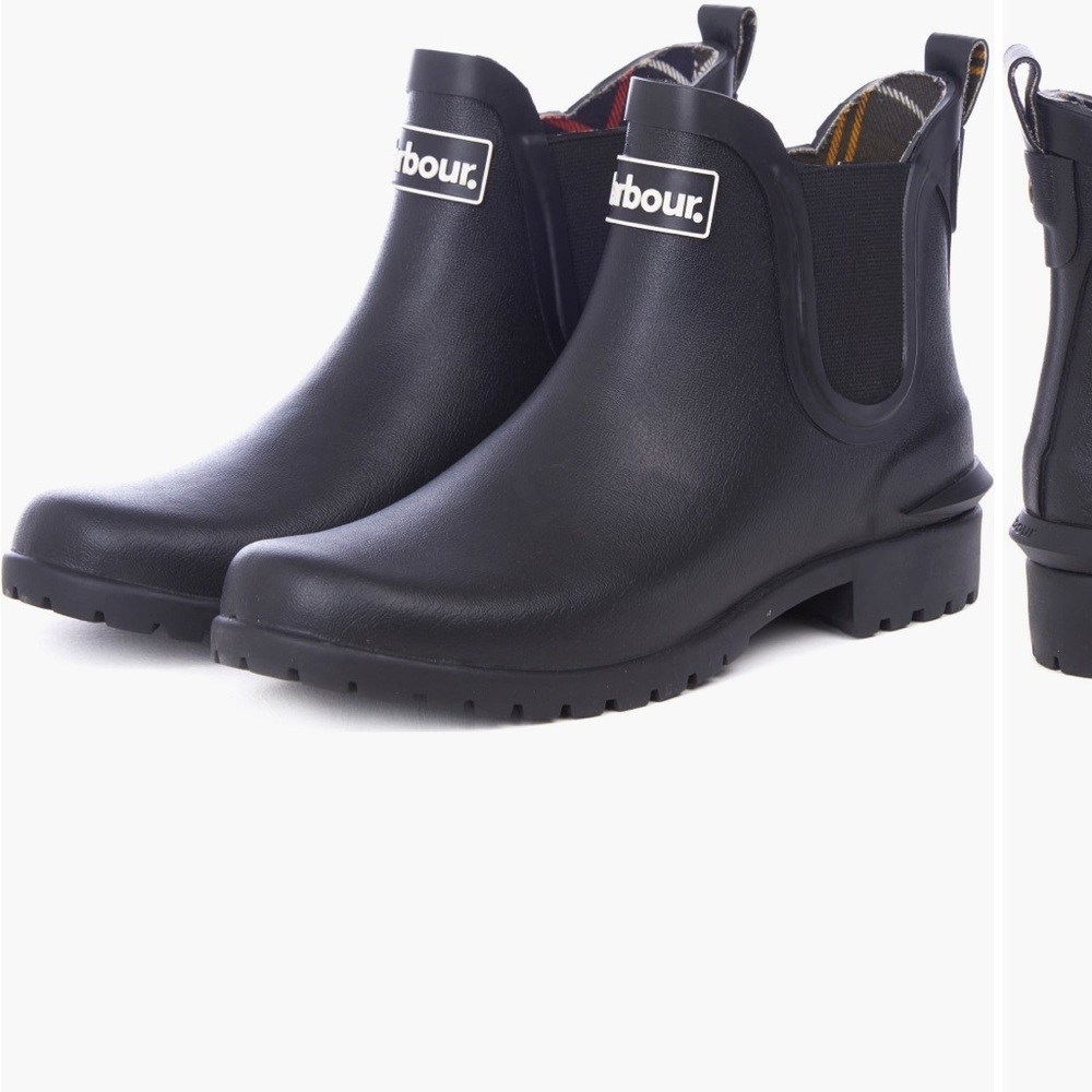 Barbour Women's Black Rain Boots